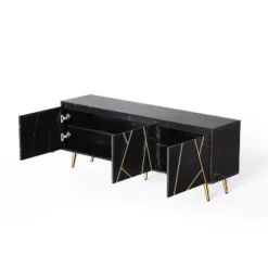 Modern TV Stand For 65" TV With Large Storage, Black - ModernLuxe -Luxe Furniture Sale GUEST 00563bdf e25d 4c1c abf9 13ba06e6e9be