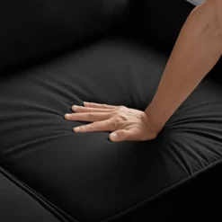 Single/Loveseat/3-Piece Seat Upholstered Sofa Chair/Couch With Scooped Armrest And Wooden Legs, Navy/Black/Taupe, 4W-ModernLuxe 19 Single/Loveseat/3-Piece Seat Upholstered Sofa Chair/Couch With Scooped Armrest And Wooden Legs, Navy/Black/Taupe, 4W-ModernLuxe -Luxe Furniture Sale GUEST 029c23d2 922f 4aaa 85a6 4f0ae05df479