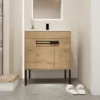 Bathroom Cabinet With Sink, Freestanding Bathroom Vanity Or Floating Optional Conversion, Oak - ModernLuxe 1 Bathroom Cabinet With Sink, Freestanding Bathroom Vanity Or Floating Optional Conversion, Oak - ModernLuxe -Luxe Furniture Sale GUEST 04008f65 e614 4c7d 8a1f 160a3fbc52f5