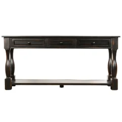 64"L Extra-thick Console Table With Drawers And Shelf-ModernLuxe 11 64"L Extra-thick Console Table With Drawers And Shelf-ModernLuxe -Luxe Furniture Sale GUEST 04b0f833 0cdd 4d8e bef3 e776cadd4723