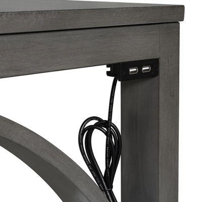 ModernLuxe 3-Piece Counter Height Dining Set with USB & Upholstered Stools 12 ModernLuxe 3-Piece Counter Height Dining Set with USB & Upholstered Stools - Image 10