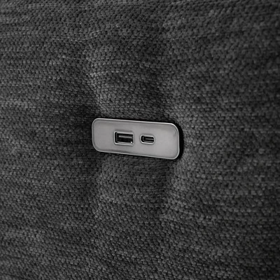 ModernLuxe 85.4" Modular Sectional Sofa Couch, Convertible Sofa Bed With Movable Ottoman, 2 USB Ports & Phone Holder 14 ModernLuxe 85.4" Modular Sectional Sofa Couch, Convertible Sofa Bed With Movable Ottoman, 2 USB Ports & Phone Holder - Image 12