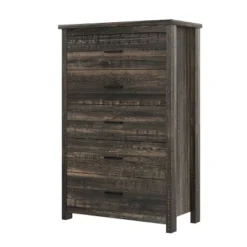 4-Piece Bedroom Set, Wooden Queen Bed Frame With Storage Headboard, Charging Station, Nightstands & Dresser - ModernLuxe -Luxe Furniture Sale GUEST 0823d7e3 26ff 4787 a4e6 8b3fe97aa411