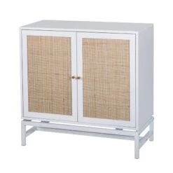 Set Of 2, Natural Rattan 2 Door Cabinets With 1 Adjustable Internal Shelf - ModernLuxe 16 Set Of 2, Natural Rattan 2 Door Cabinets With 1 Adjustable Internal Shelf - ModernLuxe -Luxe Furniture Sale GUEST 0894d84e 6bd1 4e54 a8d3 f4b8d4b5b9eb