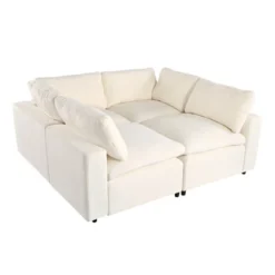 105.9" Upholstered Modular Sofa With USB Charge Ports, Wireless Charging And Built-in Bluetooth Speaker-ModernLuxe 25 105.9" Upholstered Modular Sofa With USB Charge Ports, Wireless Charging And Built-in Bluetooth Speaker-ModernLuxe -Luxe Furniture Sale GUEST 08baa232 3d17 4eb2 bf4f e60bf09085b8