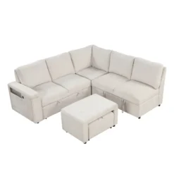 90.6" L-Shaped Padded Modular Sofa With Storage Space, Reversible Sectional Couch With USB Ports, And Cup Holders On The Armrests 4W-ModernLuxe 18 90.6" L-Shaped Padded Modular Sofa With Storage Space, Reversible Sectional Couch With USB Ports, And Cup Holders On The Armrests 4W-ModernLuxe -Luxe Furniture Sale GUEST 08ce53a3 1814 4577 a166 32d3561ee434
