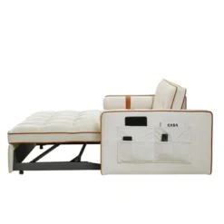 55.5" Pull Out Sleeper Sofa Bed, Upholstered Loveseat Sofa Couch With Side Pockets, Adjustable Backrest, And Lumbar Pillows-ModernLuxe 21 55.5" Pull Out Sleeper Sofa Bed, Upholstered Loveseat Sofa Couch With Side Pockets, Adjustable Backrest, And Lumbar Pillows-ModernLuxe -Luxe Furniture Sale GUEST 0a6f9cf2 db65 493f 8150 df019fdbb30d