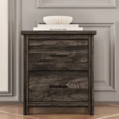 4-Piece Bedroom Set, Wooden Queen Bed Frame With Storage Headboard, Charging Station, Nightstands & Dresser - ModernLuxe -Luxe Furniture Sale GUEST 0beee605 0571 42ea b105 029cc8c4b761