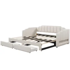 ModernLuxe Twin XL to King Extendable Storage Daybed with LED Lights 14 ModernLuxe Twin XL to King Extendable Storage Daybed with LED Lights -Luxe Furniture Sale GUEST 0ccbcc51 6e71 4851 92c1 4b3771906ead