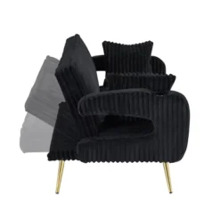 ModernLuxe Sofa Bed Corduroy Upholstered Sofa Convertible Couch Sleeper Sofa With Throw Pillow, Pink/Orange/Black/White 14 ModernLuxe Sofa Bed Corduroy Upholstered Sofa Convertible Couch Sleeper Sofa With Throw Pillow, Pink/Orange/Black/White -Luxe Furniture Sale GUEST 0e44eb53 79fb 45bc 9415 2be1cef15962