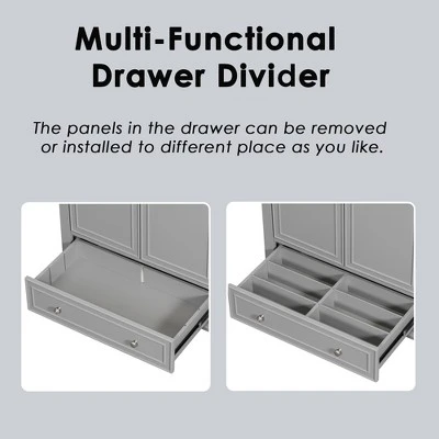 30"W Bathroom Vanity With Sink, Bathroom Cabinet With Doors And Drawer 4S - ModernLuxe 10 30"W Bathroom Vanity With Sink, Bathroom Cabinet With Doors And Drawer 4S - ModernLuxe - Image 8