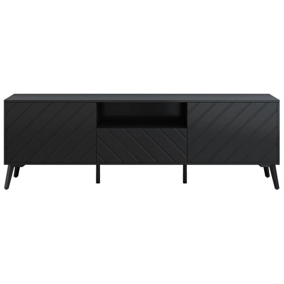 ModernLuxe 67" Modern TV Stand for TVs up to 70" with Storage & Drawer 7 ModernLuxe 67" Modern TV Stand for TVs up to 70" with Storage & Drawer - Image 5