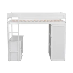 ModernLuxe Wood Loft Bed with Wardrobe and 2-Drawer Integrated Desk 18 ModernLuxe Wood Loft Bed with Wardrobe and 2-Drawer Integrated Desk -Luxe Furniture Sale GUEST 0f9a08aa 7ca2 4381 b8c4 9bb28be67c13