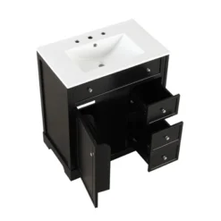 ModernLuxe 30-Inch Bathroom Vanity with Integrated Ceramic Sink Top and 2 Drawers 22 ModernLuxe 30-Inch Bathroom Vanity with Integrated Ceramic Sink Top and 2 Drawers -Luxe Furniture Sale GUEST 101129d6 42be 47fc b509 e37ba35fd395