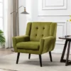 Modern Soft Velvet Upholstered Accent Chair With Armrests - ModernLuxe 2 Modern Soft Velvet Upholstered Accent Chair With Armrests - ModernLuxe -Luxe Furniture Sale GUEST 14b2941e 95e0 4d76 a239 9189b97cca2f