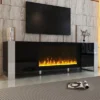 68"W TV Stand TV Console Sideboard Entertainment Center Media Console With Electric Fireplace And Cabinets For TVs Up To 78", White/Black-ModernLuxe 1 68"W TV Stand TV Console Sideboard Entertainment Center Media Console With Electric Fireplace And Cabinets For TVs Up To 78", White/Black-ModernLuxe -Luxe Furniture Sale GUEST 1514abb5 0bf4 4966 a61d 464ba37a2308