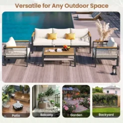 ModernLuxe 4-Piece Outdoor Sectional Sofa Set with Acacia Wood & Coffee Table 22 ModernLuxe 4-Piece Outdoor Sectional Sofa Set with Acacia Wood & Coffee Table -Luxe Furniture Sale GUEST 151aec3c 2bfa 4060 a0ad 065e7a29d80b