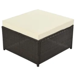 ModernLuxe 9-Piece Outdoor Rattan Sectional Conversation Set with Ottoman & Table -Luxe Furniture Sale GUEST 1603ebce 8b0e 4ce4 95e3 c96631fcf4d7