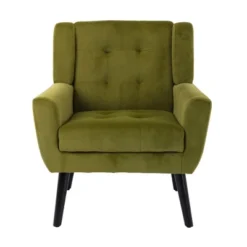Modern Soft Velvet Upholstered Accent Chair With Armrests - ModernLuxe 15 Modern Soft Velvet Upholstered Accent Chair With Armrests - ModernLuxe -Luxe Furniture Sale GUEST 1672362c 5c4d 4537 a0d6 63892c618ddb