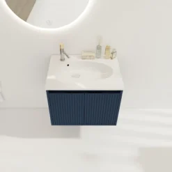 ModernLuxe Floating Bathroom Vanity - Unique Drop-Shaped Resin Sink -Luxe Furniture Sale GUEST 18d78cdc 9e94 4742 8a27 7ea96aa1e76b