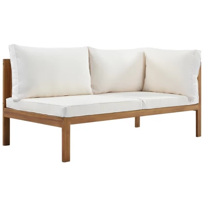 ModernLuxe Japanese-Style Acacia Wood Outdoor Sofa Set with Coffee Table 12 ModernLuxe Japanese-Style Acacia Wood Outdoor Sofa Set with Coffee Table - Image 10