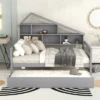 ModernLuxe Full Size Platform Bed with Twin Trundle and Integrated Storage Shelves -Luxe Furniture Sale GUEST 1a490b81 472b 4473 b4fe 3fa02764d094