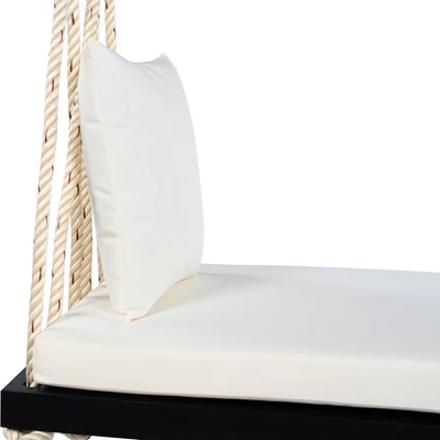 ModernLuxe Patio Wooden Swing Chair - Hanging Porch Bench with Cushions 12 ModernLuxe Patio Wooden Swing Chair - Hanging Porch Bench with Cushions - Image 10