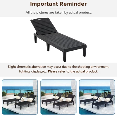 ModernLuxe 2-Piece Outdoor Chaise Lounge Set with Adjustable Backrest 7 ModernLuxe 2-Piece Outdoor Chaise Lounge Set with Adjustable Backrest - Image 5