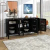 60" Generous Storage Sideboard With Faux Rattan Door - ModernLuxe -Luxe Furniture Sale GUEST 1b3fffc2 621c 426e b01d dc99282a4864