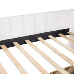 Twin Size Upholstered Daybed With Ergonomic Design Backrest - ModernLuxe -Luxe Furniture Sale GUEST 1d2c113f af4d 44c7 9cde 9b34a9520e31