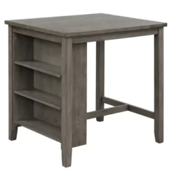 ModernLuxe 3-Piece Counter Height Dining Table Set with Storage Shelf -Luxe Furniture Sale GUEST 1d40bca8 edc4 4602 b8a6 d2c126f8ddc3