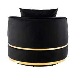 ModernLuxe Velvet Swivel Barrel Accent Chair with Plush Lumbar Cushion 24 ModernLuxe Velvet Swivel Barrel Accent Chair with Plush Lumbar Cushion -Luxe Furniture Sale GUEST 1d5aa665 12b3 47a4 b140 31388166113a