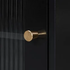 Modern Makeup Vanity Desk Vanity Table Dressing Table With Stool, Drawers, Cabinet & Charging Ports, Black/Walnut-ModernLuxe -Luxe Furniture Sale GUEST 20462914 3a39 4d15 bfae a9e01c417add