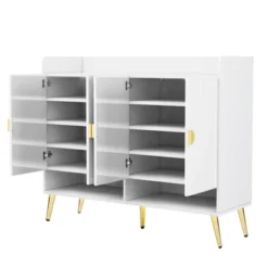 ModernLuxe 11-Tier Modern Wood Shoe Cabinet with Adjustable Shelves 15 ModernLuxe 11-Tier Modern Wood Shoe Cabinet with Adjustable Shelves -Luxe Furniture Sale GUEST 20aae3ea 8621 4208 b336 b55705c65e92