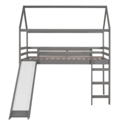ModernLuxe Twin Size House Shape Loft Bed with Slide in Gray 15 ModernLuxe Twin Size House Shape Loft Bed with Slide in Gray -Luxe Furniture Sale GUEST 20cd095e 3126 4a5e b4ff 2d77b85a2768