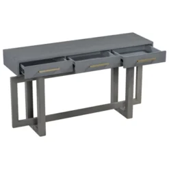 57"W Elegant Console Table With 3 Drawers And Irregular Legs, Extra Long Entryway Table 4B - ModernLuxe -Luxe Furniture Sale GUEST 20e8e14b 9892 4abe 8961 8cbc039fe568