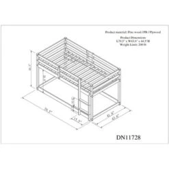 ModernLuxe Twin Size Loft Bed with Integrated Safety Rail and Ladder 14 ModernLuxe Twin Size Loft Bed with Integrated Safety Rail and Ladder -Luxe Furniture Sale GUEST 22f68961 b080 4552 a07c 718d8d1d12c7