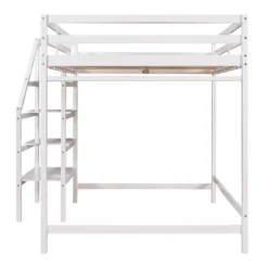 ModernLuxe Full Size Loft Bed with Integrated Staircase Storage & Safety Guardrails -Luxe Furniture Sale GUEST 232b8b5b 0499 4757 b8a7 832722695bb8