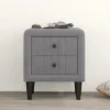 ModernLuxe Velvet Upholstered Nightstand with 2 Drawers - Modern Bedside Table -Luxe Furniture Sale GUEST 23d3d263 bd1d 4f1f 9ea2 150467df149a