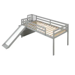 ModernLuxe Twin Size Loft Bed with Reversible Slide and Staircase Storage -Luxe Furniture Sale GUEST 23e03862 e8e6 471f b151 44c16308d0ec