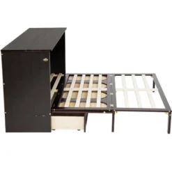 ModernLuxe Queen Size Murphy Cabinet Bed with Rattan Panel & Integrated Charging Station 24 ModernLuxe Queen Size Murphy Cabinet Bed with Rattan Panel & Integrated Charging Station -Luxe Furniture Sale GUEST 24019c29 9d77 4956 9547 64361133a7e0
