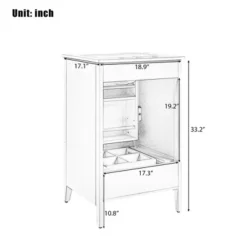 20"W Bathroom Vanity With Sink, Multi-Functional Bathroom Cabinet With Door Shelf, Drawer And Soft-closing Door -ModernLuxe 24 20"W Bathroom Vanity With Sink, Multi-Functional Bathroom Cabinet With Door Shelf, Drawer And Soft-closing Door -ModernLuxe -Luxe Furniture Sale GUEST 24ada00a 6cb0 4c64 aaa5 705761ba2b57