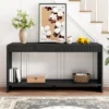 Modern Console Table Entryway Table With 3-Drawer, Vertical Design Sofa Table With Round Edge - ModernLuxe 2 Modern Console Table Entryway Table With 3-Drawer, Vertical Design Sofa Table With Round Edge - ModernLuxe -Luxe Furniture Sale GUEST 24c5e6b3 f21f 4df0 b60c d77a6c55ee68