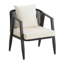 ModernLuxe 4-Piece Outdoor Patio Conversation Set with Rope Woven Chairs -Luxe Furniture Sale GUEST 256cc324 206b 4218 a8c7 80314b66efb9