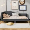 ModernLuxe Upholstered Daybed with Headboard and Armrests 1 ModernLuxe Upholstered Daybed with Headboard and Armrests -Luxe Furniture Sale GUEST 25b2c13f ac78 4542 89cd 53c84b395912