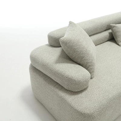 ModernLuxe 139" 4-Seater Sectional Sofa Bed with ARC Armrests 12 ModernLuxe 139" 4-Seater Sectional Sofa Bed with ARC Armrests - Image 10