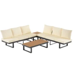 ModernLuxe 4-Piece Outdoor Sectional Sofa & Adjustable Reclining Patio Set -Luxe Furniture Sale GUEST 26ec03fe ce29 49f8 83d0 9bb00ab03899