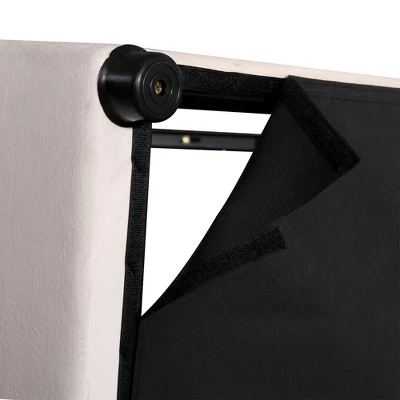 Upholstered Bed With LED Light, Bluetooth Player And USB Charging, Hydraulic Storage Bed In Velvet Fabric-ModernLuxe 15 Upholstered Bed With LED Light, Bluetooth Player And USB Charging, Hydraulic Storage Bed In Velvet Fabric-ModernLuxe - Image 13