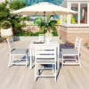 ModernLuxe 4-Seat Outdoor Dining Set with Acacia Wood Table and Cushioned Chairs -Luxe Furniture Sale GUEST 286175ab 63fe 4ee4 901f e03ff57445cf