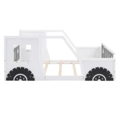 ModernLuxe Full Size Classic Car-Shaped Platform Bed with Decorative Wheels -Luxe Furniture Sale GUEST 2884f5f4 921c 4fb1 aec8 c31ba93b42b3